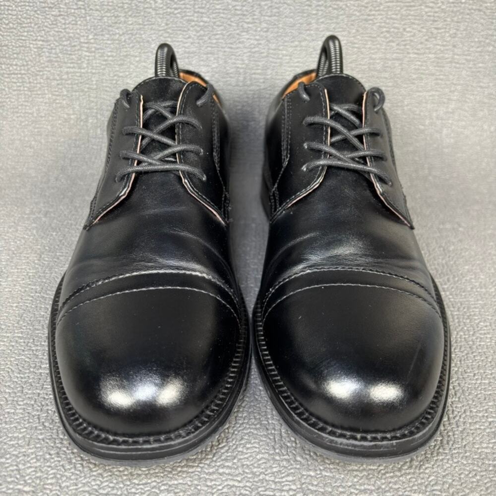 George Branford Oxford 36178937 Size 7.5 Men's Black Casual Dress Shoes - Picture 2 of 8